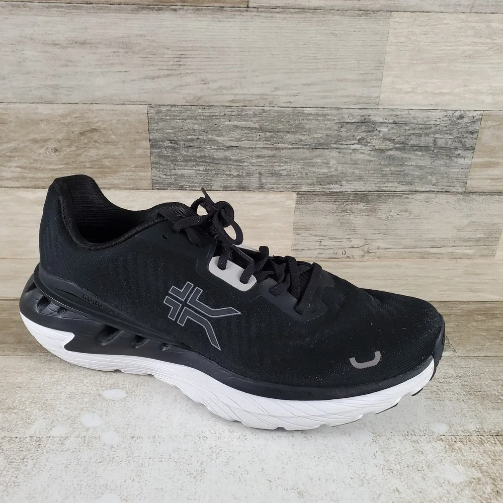 Kuru Triple Max Ion Mens Shoes Sz 13 M Athletic Running Black Lace Up Sneakers